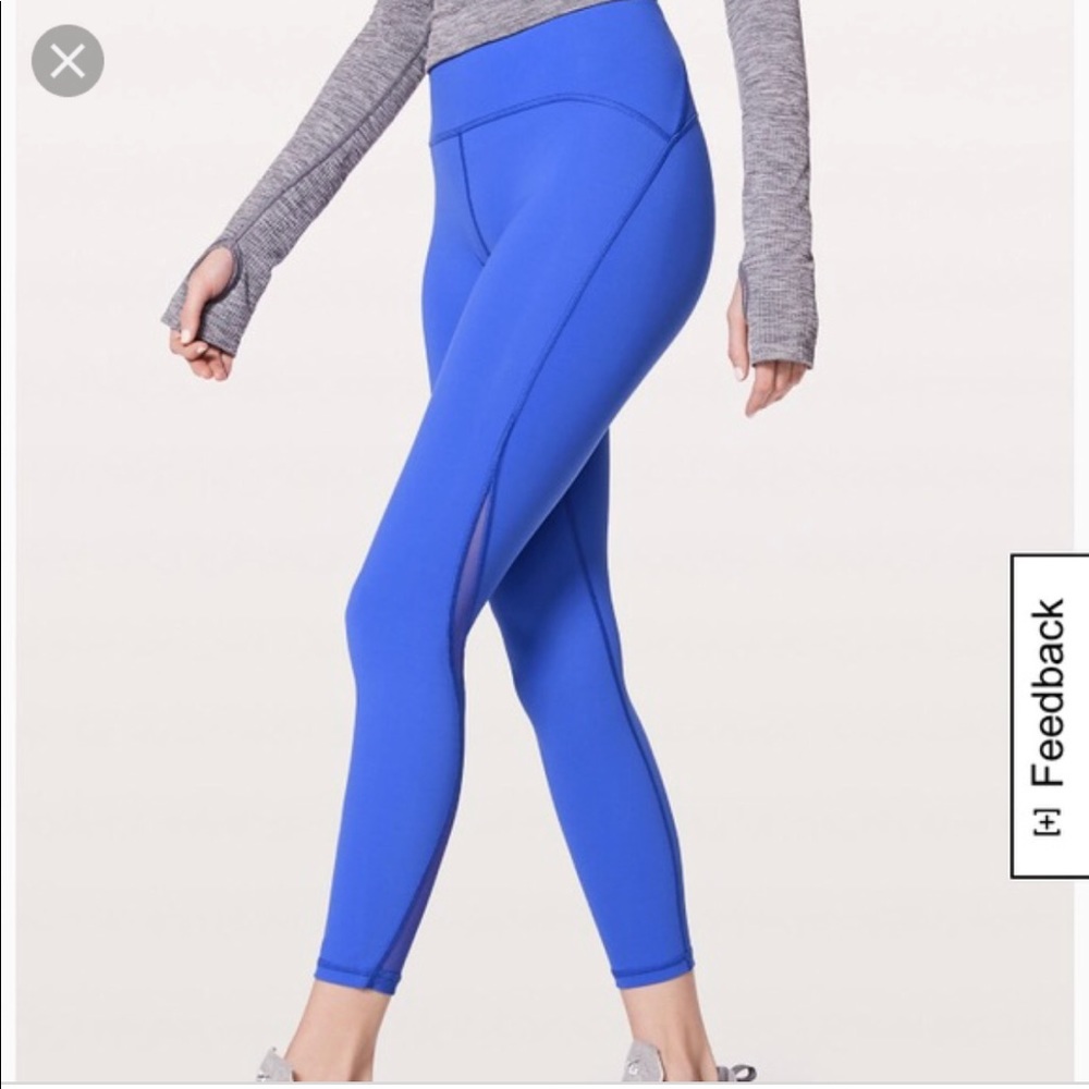 Train Times Pants 7/8- Blazer Blue